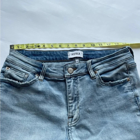 PISTOLA Arielle Skinny Scissor Cut Hem Jean Size 28 - Picture 12 of 12